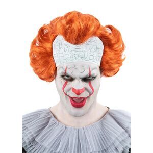 It Chapter 2 Mens Pennywise Wig / Orange